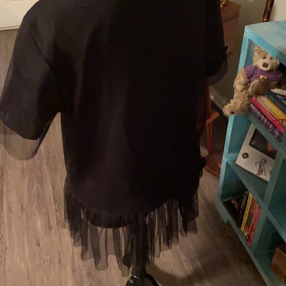 Black Peplum Top - Picture 5 of 5